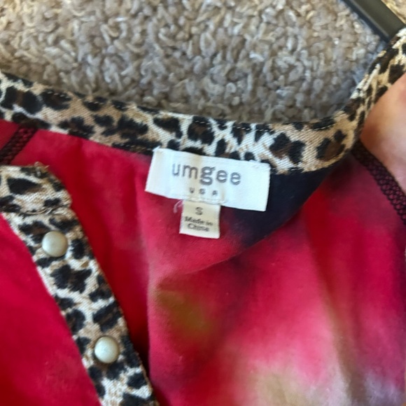 Umgee Multi-Print Women’s Long Sleeve Blouse - Picture 5 of 7